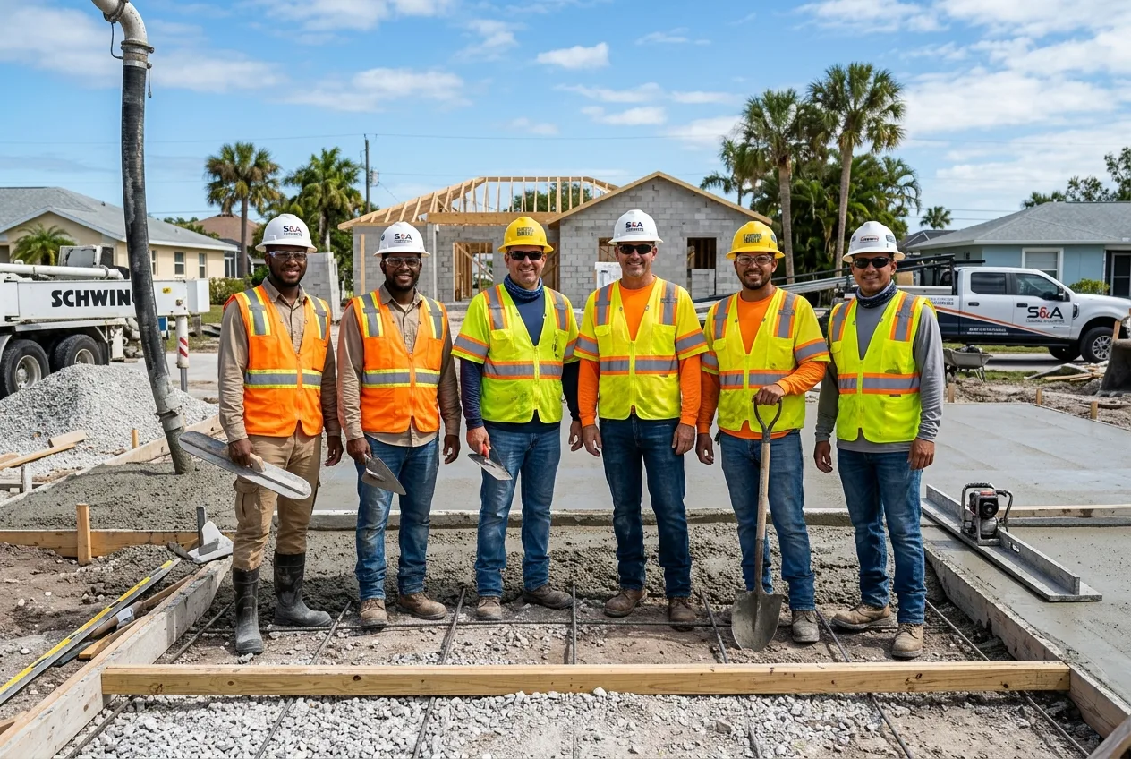 Fort Pierce Concrete Contractor professional team
