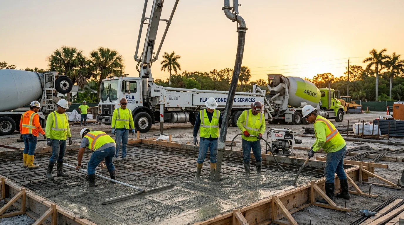 The Best Time to Pour Concrete in Fort Pierce, Florida